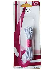 Elastic x 4m Hat White