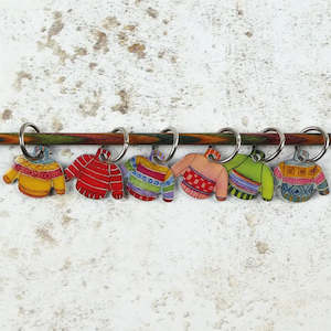 Stitch Markers: Emma Ball Jumper Stitch Markers (set of 6)
