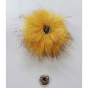 Accessories Knitting Crochet: Faux Fur Pom Pom 12cm