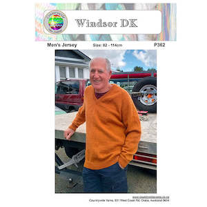 Patterns Mens 8ply: P362 Men's Jersey