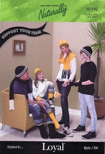 Patterns Mens 8ply: N1140 Support Your Team