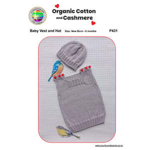 P431 Baby Vest and Hat