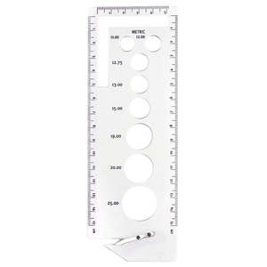 View Sizers: CraftCo Knitting Gauge, View Sizer with Yarn Cutter