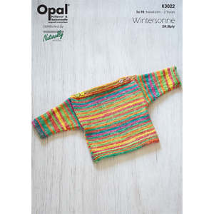 Patterns Baby 8ply: K3022 Boat Neck Jumper