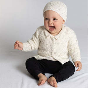 1321 Tweedie Sox Baby Jacket and Beanie