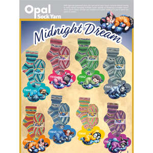 Sock Yarns: Opal Midnight Dream Collection