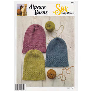 1311 Cable & Rib Beanie Digital Download