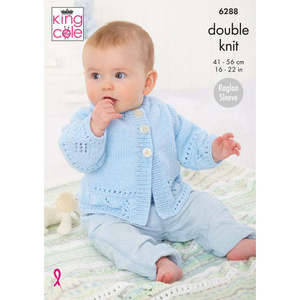 6288 Jacket, Cardigan and Blanket