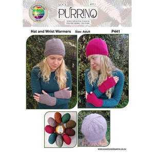 Patterns: P441 Hat and Wrist Warmers