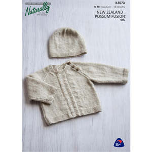 Patterns: K3073 Raglan Sweater & Hat
