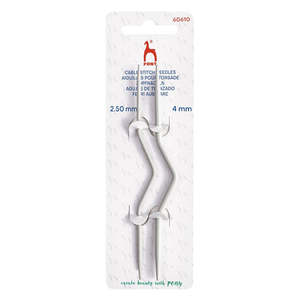 Pony Cable Needles Curved  (2.50/4.00mm)