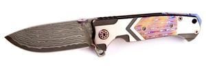 Products: ADV Trailboss VG10 Damascus with Mokuti inlay