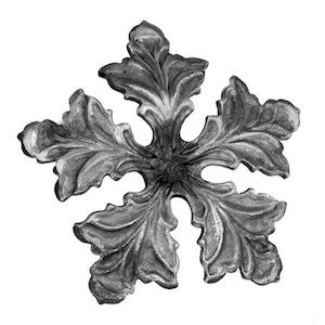 Italian Wrought Iron: Flower 140MM