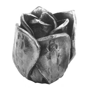Italian Wrought Iron: Rose 68mmx60mmx4mm Rnd Id