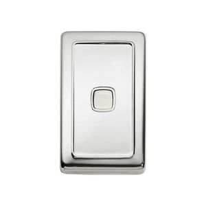 Switch - Rocker 1 Gang Cp Wh 72x115mm Tr