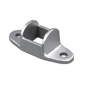Flange Alum Double 1 Hole 25x25 El