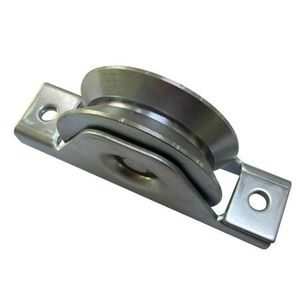 Italian Wrought Iron: Sliding Gate Wheel - Y Groove 70mm Sil Jx