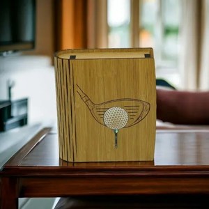 Products: Wooden Box GOLF B1GF – Knox Engravers