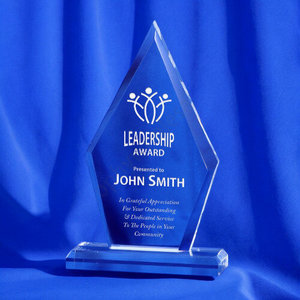 Products: Acrylic Award – Arrow – Knox Engravers