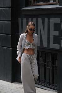 Sale: SEQUIN BRALETTE WHITE GOLD