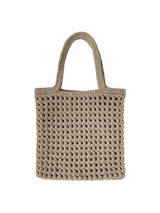 Bags: MAXI BEACH TOTE COCONUT TAUPE