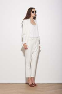 ESSENTIAL SLOUCH PANT WHITE