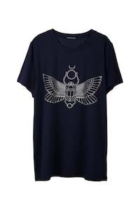 Spirit T Dark Blue (white Print)