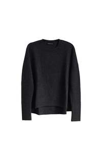 Knitwear: CASHMERE CHARCOAL