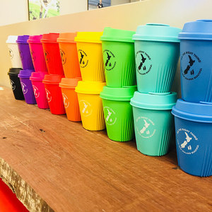 Products: Retro reusable cup - Keep New Zealand Beautiful