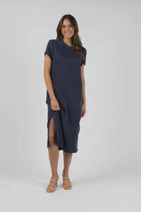 Humidity - Milano Tee Dress (Navy)