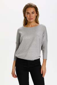 Saint Tropez - Mila Bat Wing Knit (Grey)