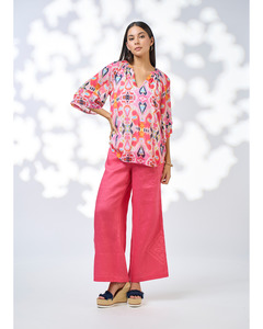 Blouses: Loobies - Solana Top (Flamingo Multi)