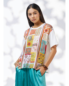 Blouses: Loobies - Vana Tee (Multi)