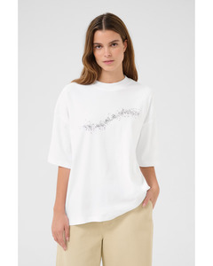 Blouses: Karen By Simonsen - Vigdis Tee (Bright White)