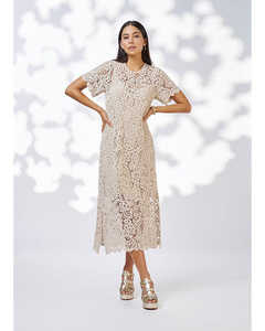 Loobies - Harlo Midi Dress (Stone)