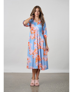 Holiday: Holiday - Solarize Dress (Sky Multi)