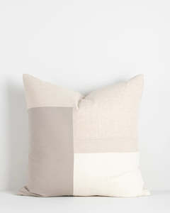 Baya - Sherwin Cushion with Feather Inner - Oatmeal (55x55cm)