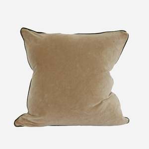 Cushions: CC Interior - Clyde Gold Velvet Cushion Cover 50 X 50 (Set Of Two)