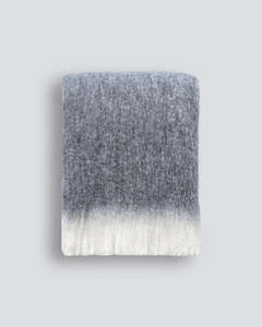 Baya - Sorrento (Acrylic/Wool Blend) Throw - Cloudburst 125x150cm