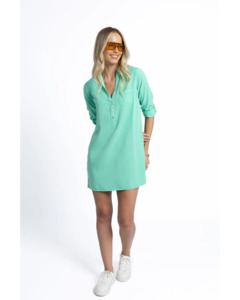 Humidity: Humidity - Leni Shirt Dress (Green)