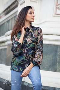 Elizabeth Scott Agencies: ES - Silk Tie Front Top