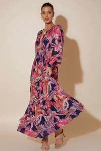 Adorne: Adorne - Eliana Dress Paisly