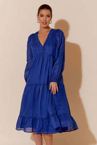 Adorne - Tori Dress Colbalt