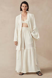 Maggie: Maggie - Gaia Kimono Ivory