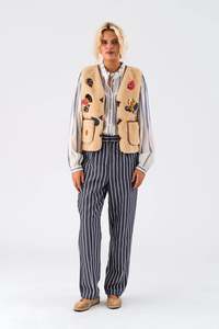 Lollys Laundry: Lolly's Laundry - Cara Shirt LS (Neon Blue)