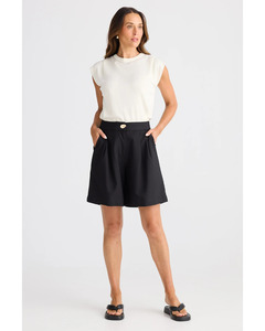 Brave + True -  Origami Short (Black)