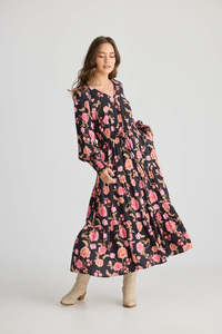 Talisman - Symphony Midi Dress (Lola Floral)