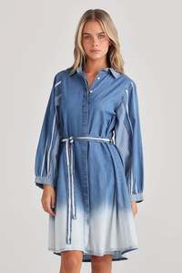 Talisman: Talisman - Stella Denim Dress (Ombre Denim)