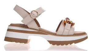 Sandals: Alfie & Evie - Leigh (Cream)