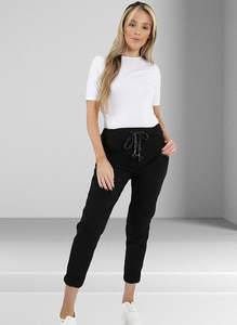 Lilliano: Lilliano -  Italian Magic Pants Black